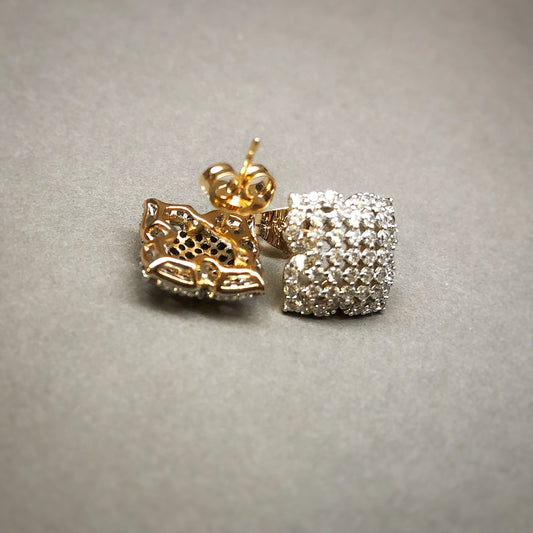 Criss-Cross Jewel Earrings