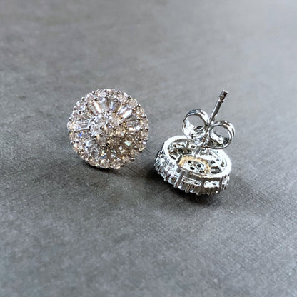 Cubic Wheel Earrings