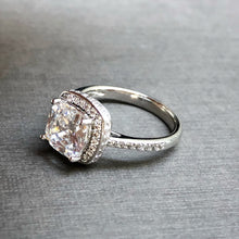 Load image into Gallery viewer, Classic Princess Cut Ring &amp; Earring Set
