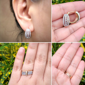 Studs in Layers Jewelry Set
