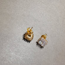 Load image into Gallery viewer, Radiant as the Sun Princess Cut Earrings
