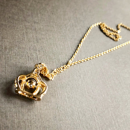 Crown Jewel in Gold Tone
