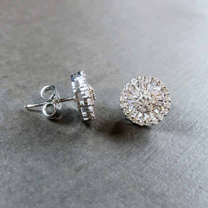 Cubic Wheel Earrings