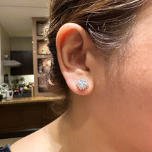 Load image into Gallery viewer, Radiant as the Sun Princess Cut Earrings
