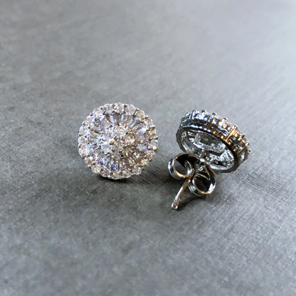 Cubic Wheel Earrings