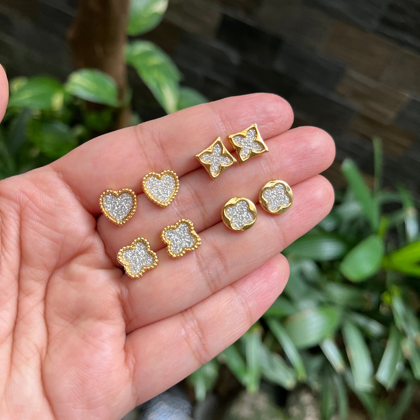 Druzy Agate Healing Crystal Studs