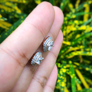Cushion Cut in Two-Tone Pave Double Halo