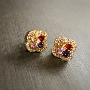 Bijoux Clover Stud Earrings