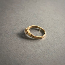 Load image into Gallery viewer, Petite Classic Round Cut Set in Gold Tone
