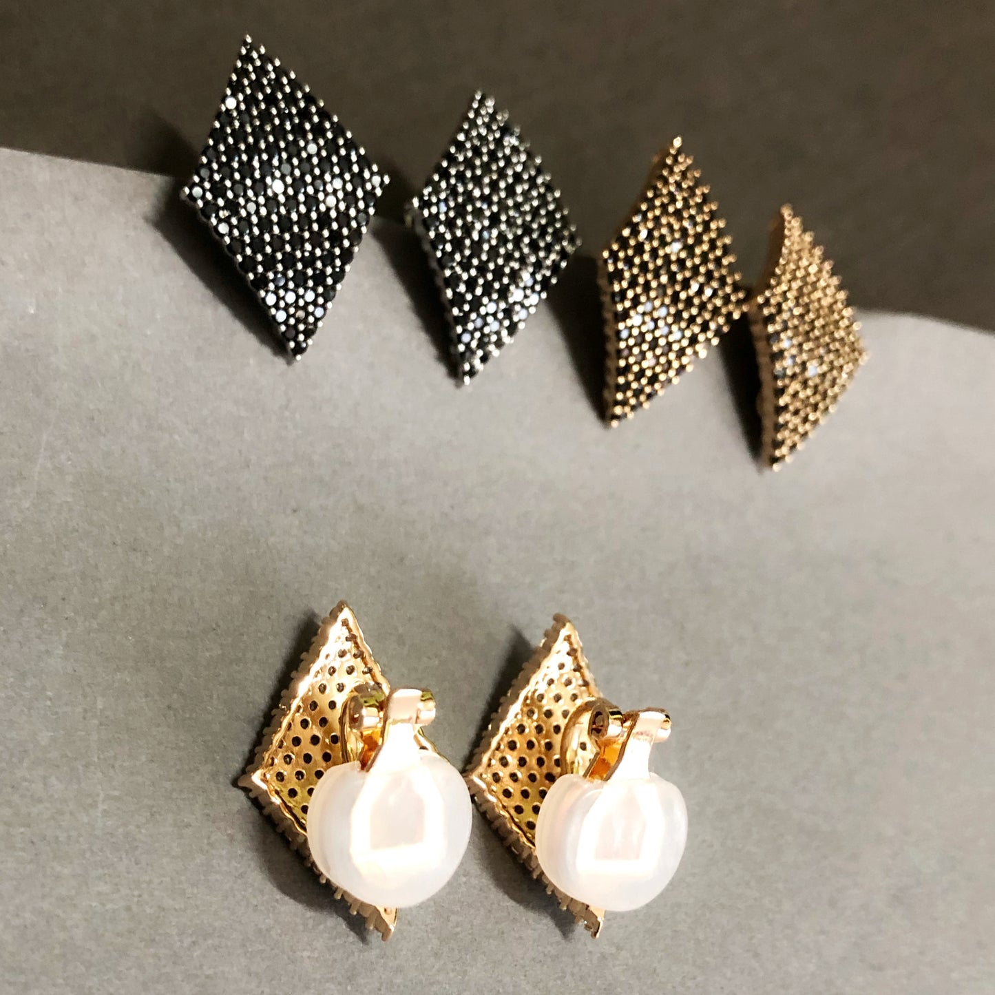 Chic & Stylish Diamond Clip Earrings