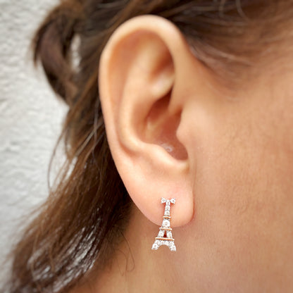 The Eiffel Loop-back Earrings