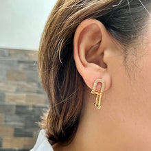 Load image into Gallery viewer, Hardware Drop Earrings
