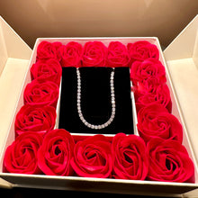Load image into Gallery viewer, Not So Petite Tennis Bracelet with Rose Box
