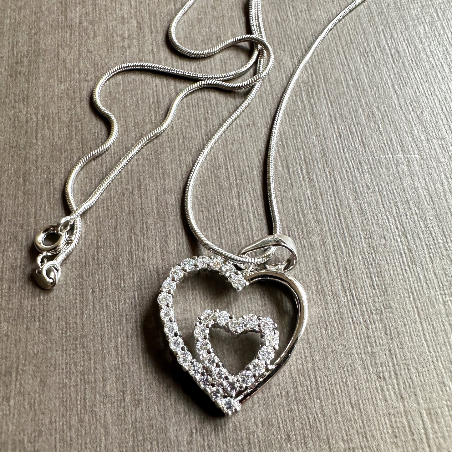 Heart On Heart Necklace