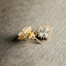Load image into Gallery viewer, Radiant as the Sun Princess Cut Earrings
