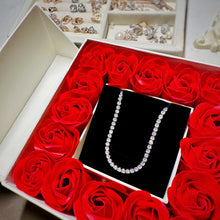 Load image into Gallery viewer, Not So Petite Tennis Bracelet with Rose Box
