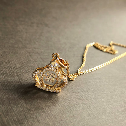 Crown Jewel in Gold Tone